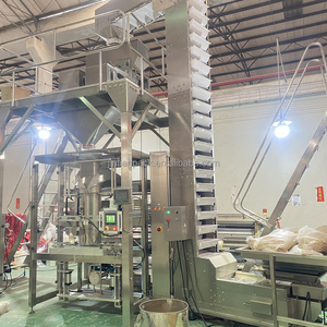 15kg 20kg completamente automático alimentos para mascotas/<span class=keywords><strong>arroz</strong></span>/grano/cemento/madera Pellets bolsa de plástico gran máquina de envasado de alimentos Vertical - Product Image 2