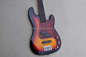กีตาร์ Flyoung Fretless Sunburst 4 สาย ผลิตตามสั่ง - Product Image 1
