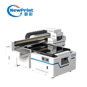 NewPrint A2 A3 Impresora UV Hybrid Flatbed DTF coque de téléphone bois 4060 stylo numérique bouteille <span class=keywords><strong>verre</strong></span> impression jet d'encre UV Led imprimante - Product Image 1
