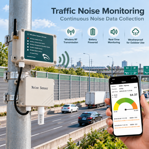 Real-Time Monitoring Traffic Noise Monitoring <b>Wireless</b> Noise Sensor Continuous <b>wireless</b> <b>alarm</b> Noise Data Collection - Product Image 1