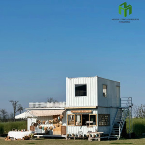 Maison modulaire <span class=keywords><strong>de</strong></span> luxe avec cabine pour bureau à domicile Bon prix Nouveaux matériaux Conteneur d'expédition modifié en acier et panneau sandwich - Product Image 3