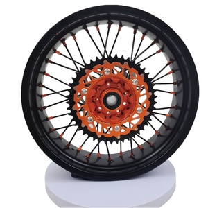 Rueda Delantera Supermoto de 17 Pulgadas para <span class=keywords><strong>FS</strong></span> <span class=keywords><strong>450</strong></span> <span class=keywords><strong>2023</strong></span>, Aleación de Aluminio CNC Anodizado, Personalizable, Piezas para Motocicleta de Carreras y Cross - Product Image 2