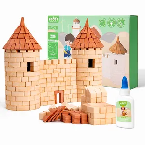 Mini Clay Bricks Building Blocks For Construction and Stacking Sets Small Ceramic Bricks Building Construction Toy Kit