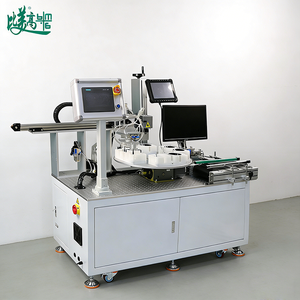 เครื่องมาร์กกิ้งไฟเบอร์เลเซอร์ BMG รุ่นใหม่ พร้อมระบบหมุนตำแหน่ง แกะสลักข้อมูลการผลิต ฝาครอบโคมไฟ โต๊ะทำงานแบบกำหนดเอง รองรับ AI/BMP - Product Image 3