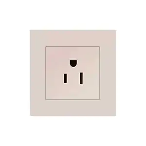 OSWELL household wall - mounted charging socket plug using PVC plastic control panel
