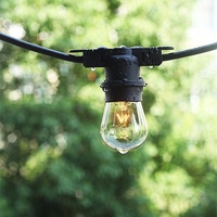 Guirlande de lampes LED suspendues E27 de 10 à 15m de diamètre, ampoule à Filament rétro Edison, imperméable, éclairage d'extérieur, idéal pour un jardin, une fête ou un Patio