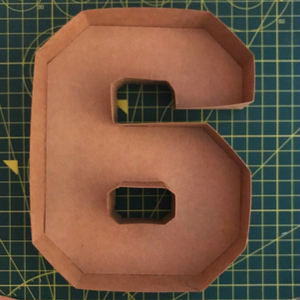 Números rellenables Caja vacía hueca Artesanía de papel Regalos para niños Caja de embalaje de chocolate y dulces - Product Image 4