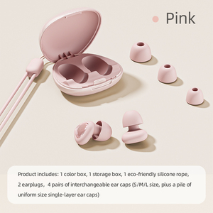 شعار مخصص قابلة لإعادة الاستخدام الموسيقى السفر عازلة للصوت حزب السلامة سيليكون عالية الدقة سدادات الأذن لإلغاء الضوضاء - Product Image 6