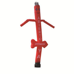 Modèle de clown gonflable Air Dance Star Rouge/<span class=keywords><strong>Noir</strong></span>/Blanc WX1, direct usine, pour événements, animations, ouverture de magasin, 12 pieds, ventilateur intégré - Product Image 2