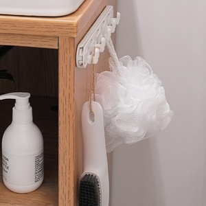 Self Adhesive Wallmounted Hanger <b>Hook</b> <b>White</b> Color Display <b>Hooks</b> Kitchen Accessories - Product Image 5