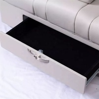 Haobang Siège de voiture de luxe canapé-lit utilisé dans la conversion de voiture avec fonction coulissante et main courante centrale Sièges de couchage pour bus