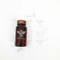 Étiquettes personnalisées Logo Étiquette en cristal Transparente Transfert UV Adhésif Vinyle Marquage à chaud Impression imperméable Étiquettes en cristal métalliques