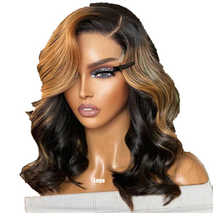 Vente Flash Perruque Courte Bouclée <span class=keywords><strong>Dégradé</strong></span> Marron <span class=keywords><strong>Cheveux</strong></span> Ondulés Moelleux et Doux Style Brésilien Vietnamien en Stock - Product Image 4
