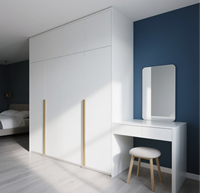 Armoire en Bois Personnalisée en Gros avec Coiffeuse: Solutions de Conception de Placard Sur Mesure