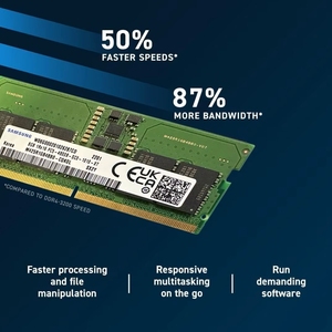 Module de mémoire RAM d'ordinateur portable d'occasion DDR5 4800MT/S Original Haute Vitesse 8 Go CL40 SODIMM PC5-38400 1Rx16 1.1V 262 broches M425R1GB4BB0-CQK La - Product Image 5