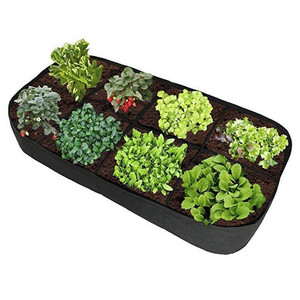 Bolsas para cultivo de tela de fieltro cuadradas, tamaño personalizado, para jardín, rectangular - Product Image 1