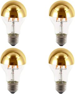 Phổ biến 110V 220V E26 E27 shadowless <span class=keywords><strong>LED</strong></span> bóng đèn dây tóc, nửa Vàng A60 <span class=keywords><strong>A19</strong></span> Edison ánh sáng bóng đèn cho khách sạn - Product Image 2