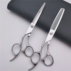 Tijeras de peluquería para zurdos de 6.0 pulgadas, de marca personalizada, para entresacar y cortar, de acero inoxidable Zhanjiang - Product Image 5