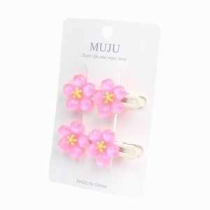 Horquilla de flores dulces para niños, pinzas para el pelo Sakura, accesorios para niñas y estudiantes, venta al por mayor, 2 uds. - Product Image 2