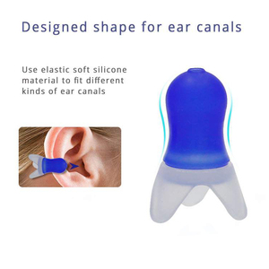 Bouchons <span class=keywords><strong>d</strong></span>'oreilles pour voyages en avion avec étui pour adultes ou enfants, certifiés CE 32 dB, protection auditive, soulagement de la pression et prévention des douleurs aux oreilles - Product Image 3