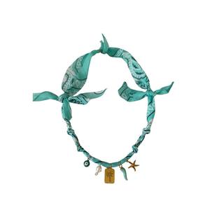 HaoMi, collar chapado en oro de estilo europeo americano, Serie de playa, colgante de concha de flor de <span class=keywords><strong>Vida</strong></span> Marina, cinta, collares colgantes de moda - Product Image 6