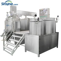 Machine d'émulsification sous vide à homogénéisation par le bas, mélangeur sous vide haute température pour produits capillaires et traitement de liquides chimiques
