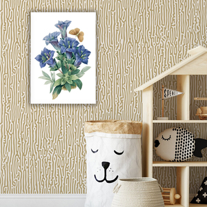 Personnalisé Personnalisé Maison Mur Art Diverses <span class=keywords><strong>Fleurs</strong></span> Plantes Étain Jardin Style Métal Affiche Aimant Monté Mur Impression Plaque - Product Image 1