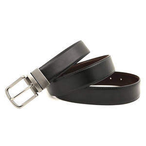 LQbelt नई फैशन पुरुषों पिन बकसुआ बेल्ट असली लेदर प्रतिवर्ती बेल्ट दो-रंग घूर्णन बकसुआ थोक OEM फैक्टरी कस्टम - Product Image 6