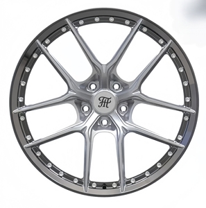 Ruedas forjadas Beadlock de coche de carreras de aluminio personalizado <span class=keywords><strong>Happy</strong></span> Tiger para BMW Benz Audi Corvette Supra Offset 40 PCD 5X112 5x120 5x114,3 - Product Image 6