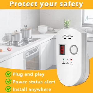 Aardgas Detector Plug-In Propaan Aardgas Lek Detector Explosief Gas Alarm Voor Thuis Keuken En Rv - Product Image 3