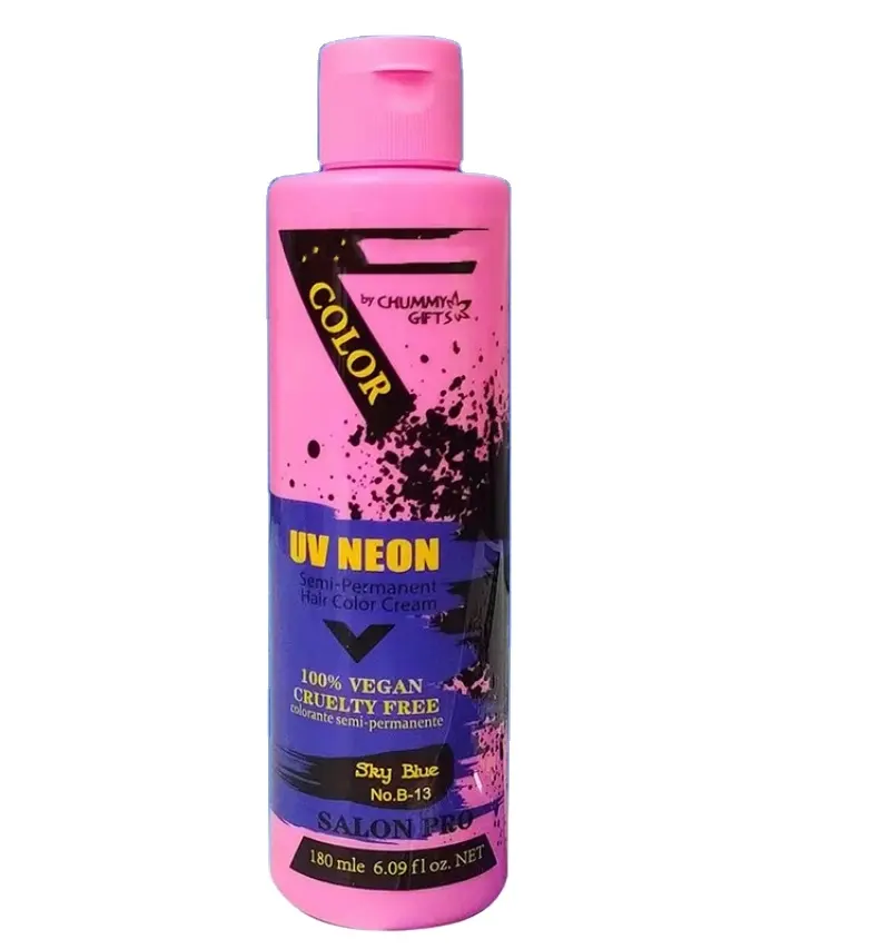 UV Neon fluor zierende temporäre Haarfarbe r in The Dark Glitter Powder Leuchtend fluor zierend grün Color Infuse Haar