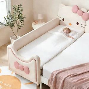 <span class=keywords><strong>Lit</strong></span> d'enfant en bois JINS Princess Hello Kitty avec barreaux de <span class=keywords><strong>lit</strong></span>, canapé, <span class=keywords><strong>lit</strong></span> d'appoint, berceau <span class=keywords><strong>pour</strong></span> petites filles - Product Image 1