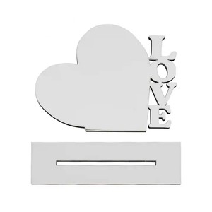Di alta qualità Custom in bianco sublimazione <span class=keywords><strong>cuore</strong></span> amore foto <span class=keywords><strong>cornice</strong></span> MDF telaio in <span class=keywords><strong>legno</strong></span> per fai da te artigianato creativo e regali - Product Image 2