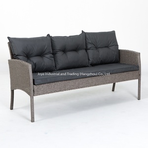 Leisure Modern Outdoor Set <b>Rattan</b> Steel Tempered Glass Farmhouse Villa <b>Dining</b> <b>Table</b> Chairs Courtyard Apartment - Product Image 2