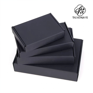 Durable Black Rectangular Cardboard Airplane Packaging <strong>Box</strong> With Embossing For Safe Shipping And Mailing - Product Image 4