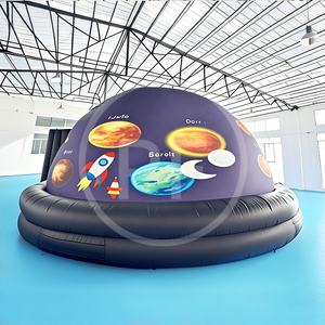 Carpa de cine inflable para exteriores de alta calidad, cúpula planetaria de PVC y nailon con accesorio, modelo de arco inflable con soplador de aire - Product Image 1