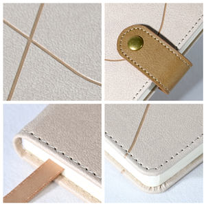 Journal de <span class=keywords><strong>grossesse</strong></span> personnalisé A5 avec couverture en tissu, carnet de souvenirs pour maman et bébé, avec accessoires autocollants - Product Image 3