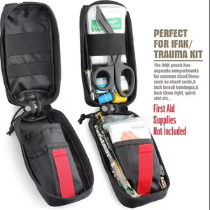 Kit de traumatologie portable rechargeable, kit de contrôle des saignements, trousse de premiers secours tactique d'urgence pour le lieu de travail, reapprovisionnement en matériel de traumatologie - Product Image 3