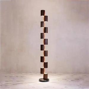 Đèn đứng LED trang trí phòng ngủ kiểu Ý đơn giản cá tính, thiết kế hình chữ Z dọc - Product Image 4