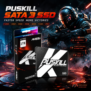 PUSKILL ฮาร์ดดิสก์ภายนอกแบบพกพา SATA III ขนาด 2.5 นิ้ว ความเร็วสูง ความจุ 120GB ถึง 2TB สำหรับแล็ปท็อปและเดสก์ท็อป - Product Image 1
