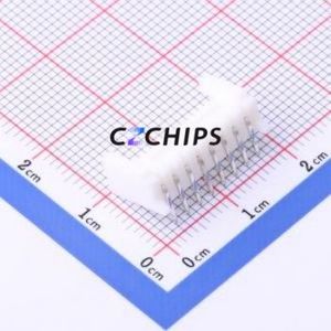 HC-HY-8AW Wire-to-Board Pin Header Bent Lead Through Hole,P=2mm Connector 1x8P 2mm Right Angle Insert HY - Product Image 2
