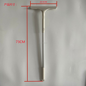 Qingle-escobilla de plástico para ventanas, limpiaparabrisas de goma con mango largo de <span class=keywords><strong>aluminio</strong></span>, nuevo - Product Image 3