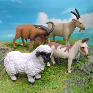 Lelewu modelo de simulación cabra salvaje cabra oveja manchado burro granja animal ornamento juguete - Product Image 2