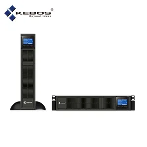 Kebos GR11-2K(L) Data Center System Double Conversion 2000va 1800w Online Single Phase Rack Mount Ups With SNMP USB RS232 Ports