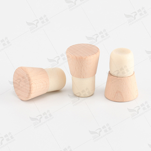 Hình dạng tùy chỉnh bằng gỗ tổng hợp nút chai Stopper Whisky rượu vang tinh thần chai thủy tinh Stopper Desgin - Product Image 4