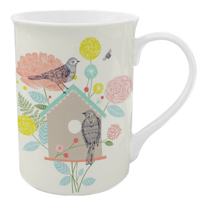 Professional <b>Ceramic</b> <b>Mugs</b> with Bird Pattern Unique Artwork for Hot Beverages Business Gifts - Product Image 3