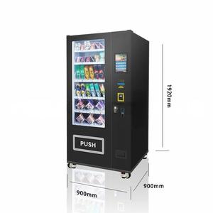Không người lái thẻ tiền mặt ứng dụng thanh toán Máy bán hàng tự động cho đồ uống lạnh và đồ ăn nhẹ - Product Image 3