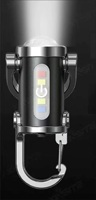 2025 Porte-clés transfrontalier à suspendre à la ceinture, mini lampe torche de voiture, lampe de charge d'urgence multifonctionnelle