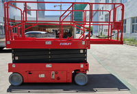 Plateformes de travail en hauteur à ciseaux électriques EVERLIFT 3M 6M 8M 10M 12M 14M Hauteur Entièrement autopropulsées Monte-charge de construction