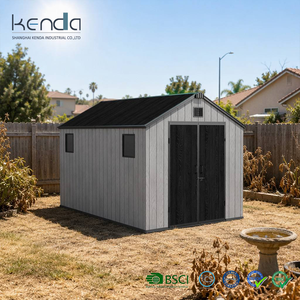 Kenda Apex Roof <strong>Storage</strong> Shed 8x12 ft Outdoor Utility <strong>Storage</strong> House for Garden Tools Equipment and Seasonal Supplies <strong>Backyard</strong> Use - Product Image 1